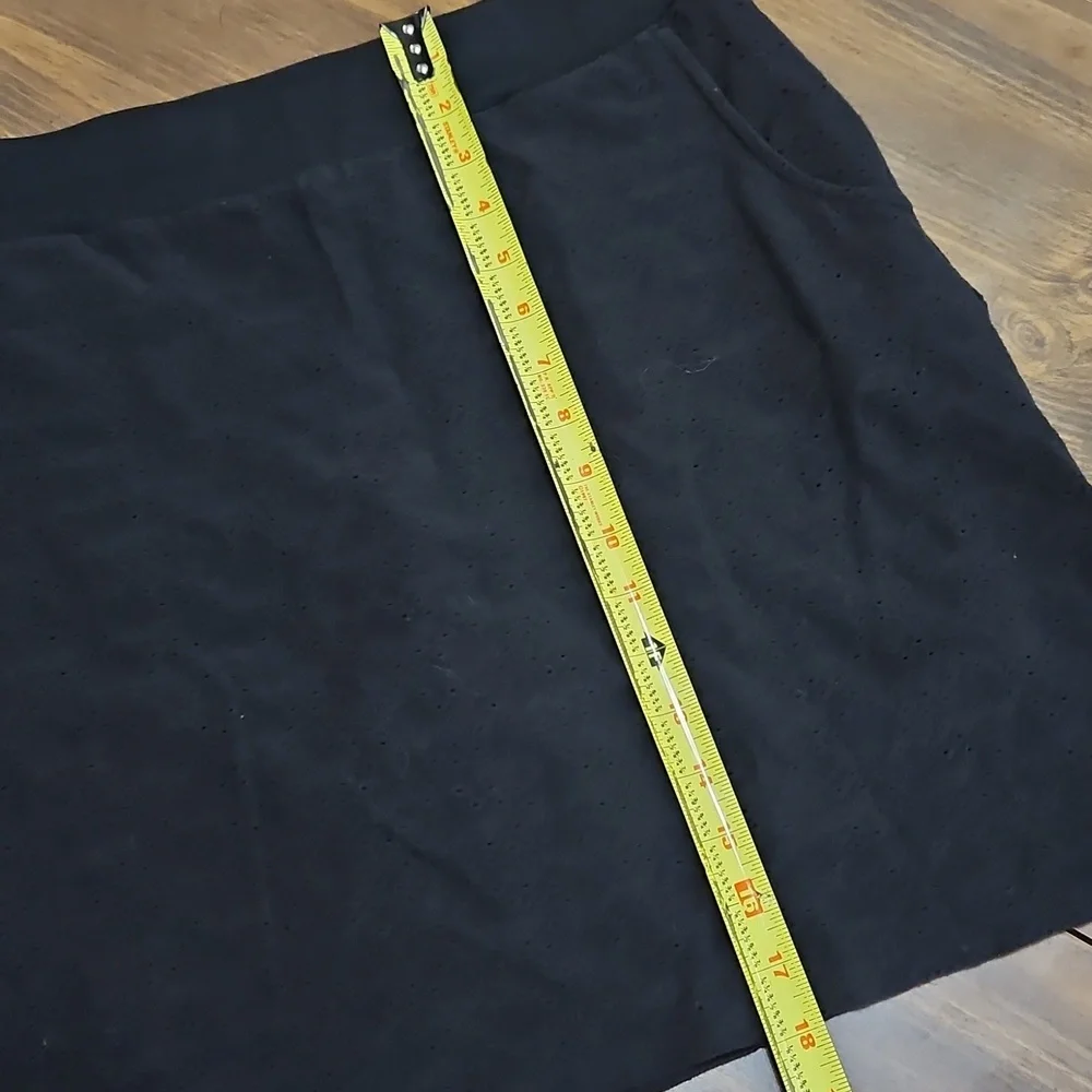 Chico's Classic Black Mini Skort